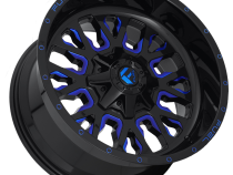 Aluminum Wheels 20X10 Stroke D645 5 On 114.3/5 On 127 Gloss Blue/Milled 78.1 Bore -18 Offset Fuel Off Road Wheels