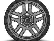 Aluminum Wheels 20X9 AMMO D701 5 On 139.7 Matte Gunmetal Gray W/Black Bead Ring 78.1 Bore 1 Offset 5 Spoke Fuel Off Road Wheels