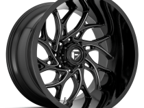 Aluminum Wheels 24X11 Runner D741 6 On 135 Gloss Black Milled 87.1 Bore 0 Offset Fuel Off Road Wheels