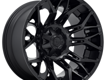 Aluminum Wheels 20X9 Twitch D772 5 On 114.3/5 On 127 Blackout 78 Bore 1 Offset Fuel Off Road Wheels