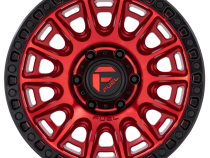 Aluminum Wheels 20X9 Cycle D834 5 On 127 Candy Red/Black Ring 71.5 Bore 1 Offset Fuel Off Road Wheels