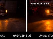 3157 LED Bulb HP24 Dual-Color LED Cool White Single Diode Dynamics