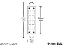 44mm SML8 LED Bulb Blue Single Diode Dynamics