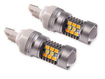 7443 LED Bulb HP24 LED Cool White Switchback Single Diode Dynamics
