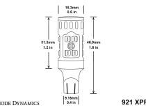 921 XPR LED Bulb Cool White Single Diode Dynamics