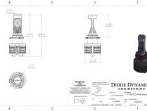 P13W White SL2 LED Bulb Each Diode Dynamics