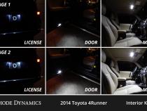 Interior LED Kit for 2010-2024 Toyota 4Runner, Cool White Stage 2 Diode Dynamics