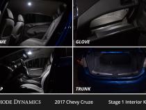 Interior LED Kit for 2011-2015 Chevrolet Cruze,  Cool White Stage 2 Diode Dynamics