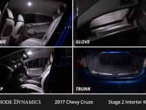 Interior LED Kit for 2011-2015 Chevrolet Cruze,  Cool White Stage 2 Diode Dynamics
