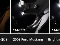 Interior LED Kit for 1994-2004 Ford Mustang, Cool White Stage 2 Diode Dynamics