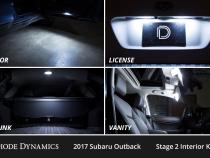 Interior LED Kit for 2015-2019 Subaru Outback, Cool White Stage 2 Diode Dynamics