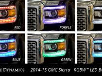 2014-2016 GMC Sierra RGBW DRL LED Boards Diode Dynamics