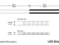 LED Strip Lights Green 50cm Strip SMD30 WP Diode Dynamics