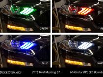 RGBWA DRL LED Boards for 2018-2023 USDM Ford Mustang
