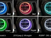 RGBW HD LED Halos for 2018-2021 Jeep JL Wrangler/Gladiator