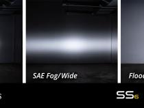 6 Inch LED Light Bar Single Row Straight SS6 White Driving Light Bar Single Diode Dynamics