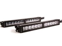 12 Inch LED Light Bar  Single Row Straight Clear Driving Pair Stage Series Diode Dynamics