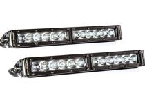 12 Inch LED Light Bar  Single Row Straight Clear Driving Pair Stage Series Diode Dynamics