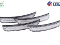 LED Sidemarkers for 2015-2021 Dodge Charger, Clear (set)