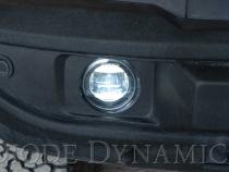 Elite Series Fog Lamps for 2007-2012 Nissan Sentra Pair Yellow 3000K Diode Dynamics