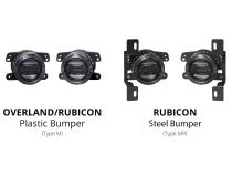 Elite Series Fog Lamps for 2020-2022 Jeep JT Gladiator Overland/Rubicon w/ Plastic Bumper Pair Cool White 6000K Diode Dynamics