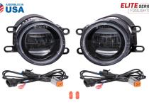 Elite Series Fog Lamps for 2016-2021 Toyota RAV4 Pair Cool White 6000K Diode Dynamics