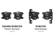 Elite Series Fog Lamps for 2018-2022 Jeep JL Wrangler Rubicon w/ Steel Bumper Pair Cool White 6000K Diode Dynamics