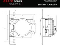 Elite Series Fog Lamps for 2018-2022 Jeep JL Wrangler Rubicon w/ Steel Bumper Pair Cool White 6000K Diode Dynamics