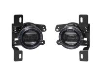 Elite Series Fog Lamps for 2007-2018 Jeep JK Wrangler w/ Steel Bumper Pair Cool White 6000K Diode Dynamics