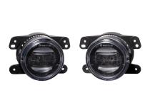 Elite Series Fog Lamps for 2007-2018 Jeep JK Wrangler w/ Steel Bumper Pair Yellow 3000K Diode Dynamics