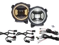 Elite Max LED Headlamps for 2018-Present Jeep JL Wrangler and 2020-Present Jeep Gladiator Diode Dynamics