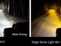 SS30 Stealth Lightbar Kit for 2014-2021 Toyota Tundra, Amber Combo