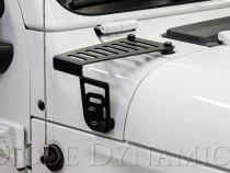 SS6 Cowl LED Bracket Kit for 2018-2021 Jeep JL Wrangler/Gladiator, White Driving