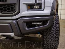 2017-2019 Ford Raptor SS Fog Kit SS 6.0 Inch Amber Driving Diode Dynamics
