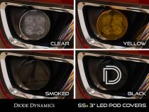 SS3 LED Pod Cover Round Clear