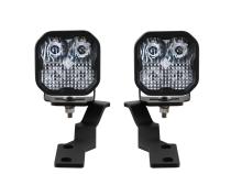 SS3 LED Ditch Light Kit for 2016-2021 Toyota Tacoma, Sport White Combo Diode Dynamics