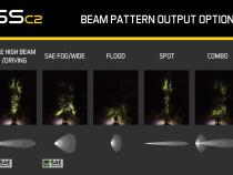 Stage Series 2 Inch LED Pod, Sport White Combo Standard ABL Each