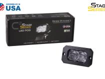 Stage Series 2 Inch LED Pod, Sport White Fog Flush ABL Each