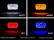 Stage Series 2 Inch LED Pod, Sport White Fog Flush ABL Each