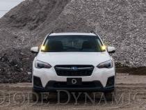 SS3 LED Ditch Light Kit for 2018-2021 Subaru Crosstrek, Sport Yellow Combo Diode Dynamics