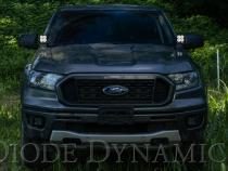 SS3 LED Ditch Light Kit for 2019-2021 Ford Ranger, Sport White Combo Diode Dynamics