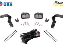SS3 LED Ditch Light Kit for 2019-2021 Ford Ranger, Pro White Combo Diode Dynamics