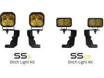SS3 LED Ditch Light Kit for 2015-2021 Subaru WRX/STi, Sport White Combo Diode Dynamics