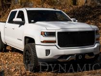 SS3 LED Ditch Light Kit for 2014-2019 Chevrolet Silverado 1500, Sport White Combo Diode Dynamics