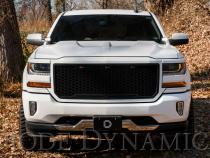 SS3 LED Ditch Light Kit for 2014-2019 Silverado/Sierra, Sport White Combo Diode Dynamics