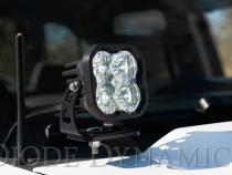 SSC2 LED Ditch Light Kit for 2014-2019 GMC Sierra 1500, Sport White Combo Diode Dynamics