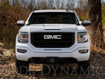 SSC2 LED Ditch Light Kit for 2014-2019 GMC Sierra 1500, Pro White Combo Diode Dynamics