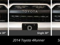 SS30 Dual Stealth Lightbar Kit for 2014-2019 Toyota 4Runner White Combo Diode Dynamics