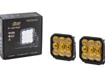 SS5 LED Pod Pro Yellow Combo Pair Diode Dynamics