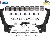 Jeep JL SS5 Sport CrossLink Windshield Yellow Combo Lightbar Kit Diode Dynamics